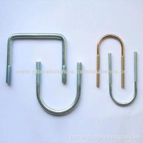 Stainless Steel U-bolts, Zinc Plated or HD Finish